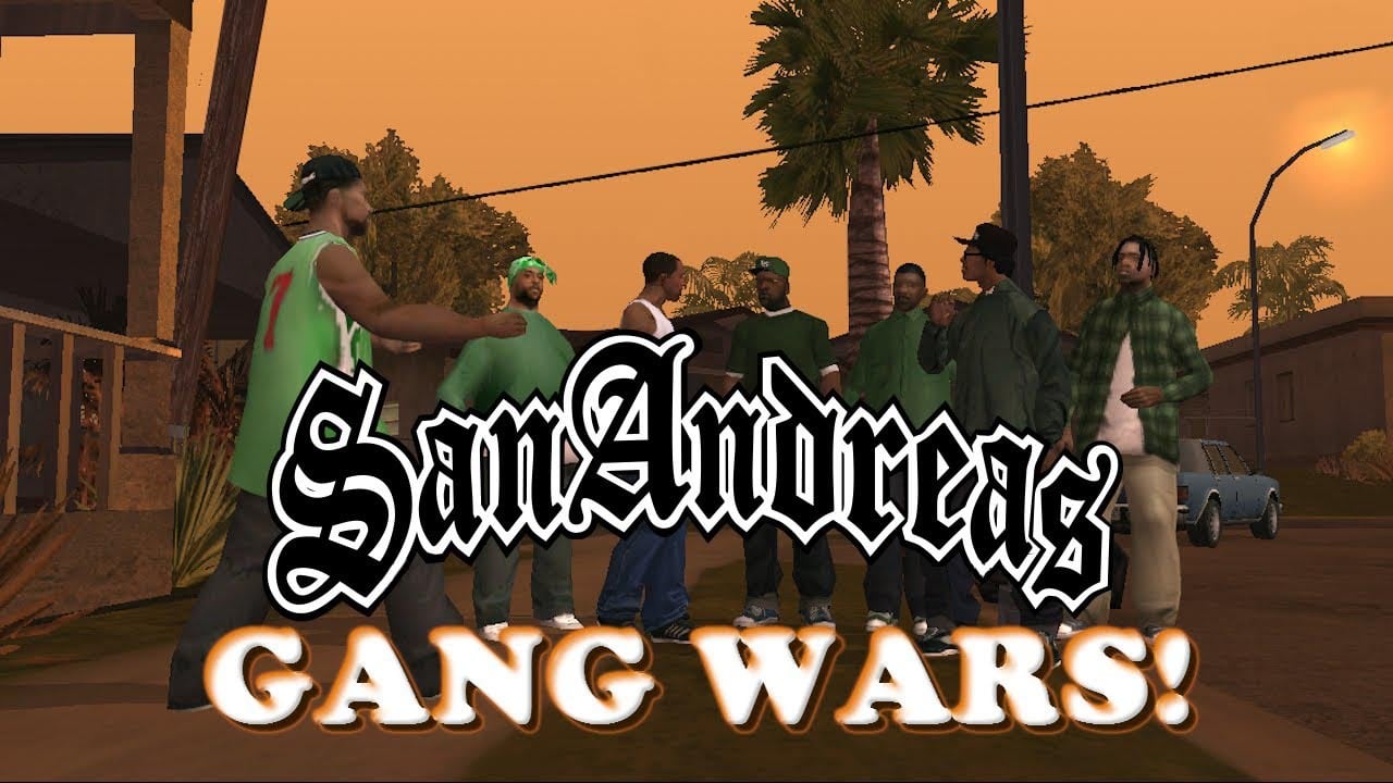 ملصق San Andreas Gang Wars
