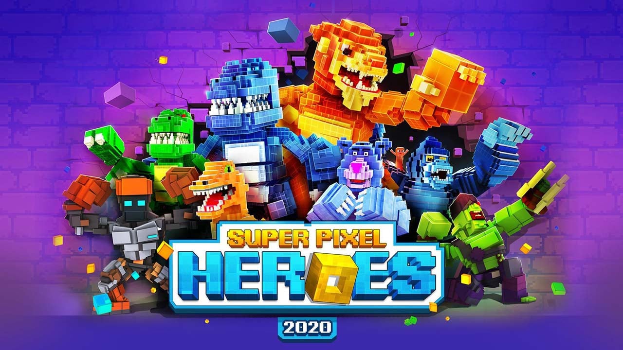 ملصق Super Pixel Heroes
