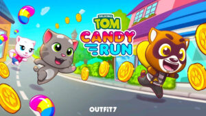 ملصق Talking Tom Candy Run