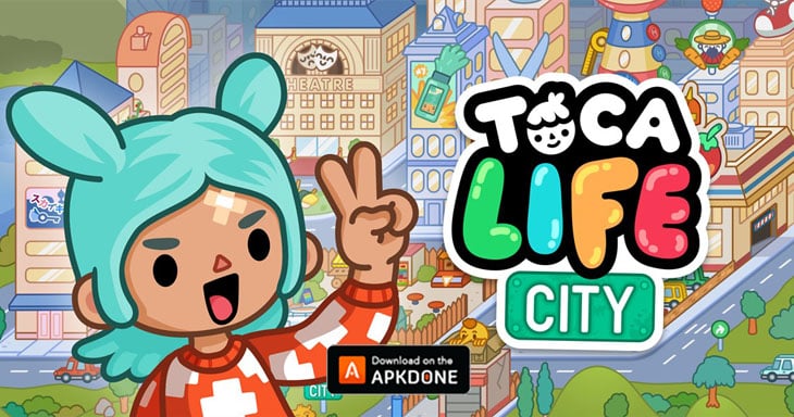 ملصق Toca Life City