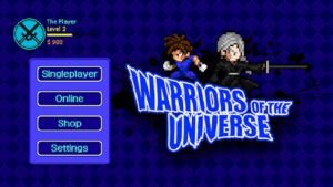 ملصق Warriors of the Universe Online