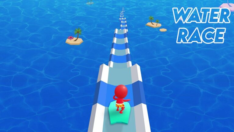 ملصق Water Race 3D