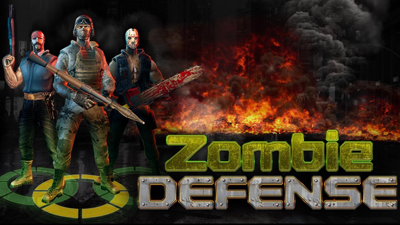 ملصق Zombie Defense