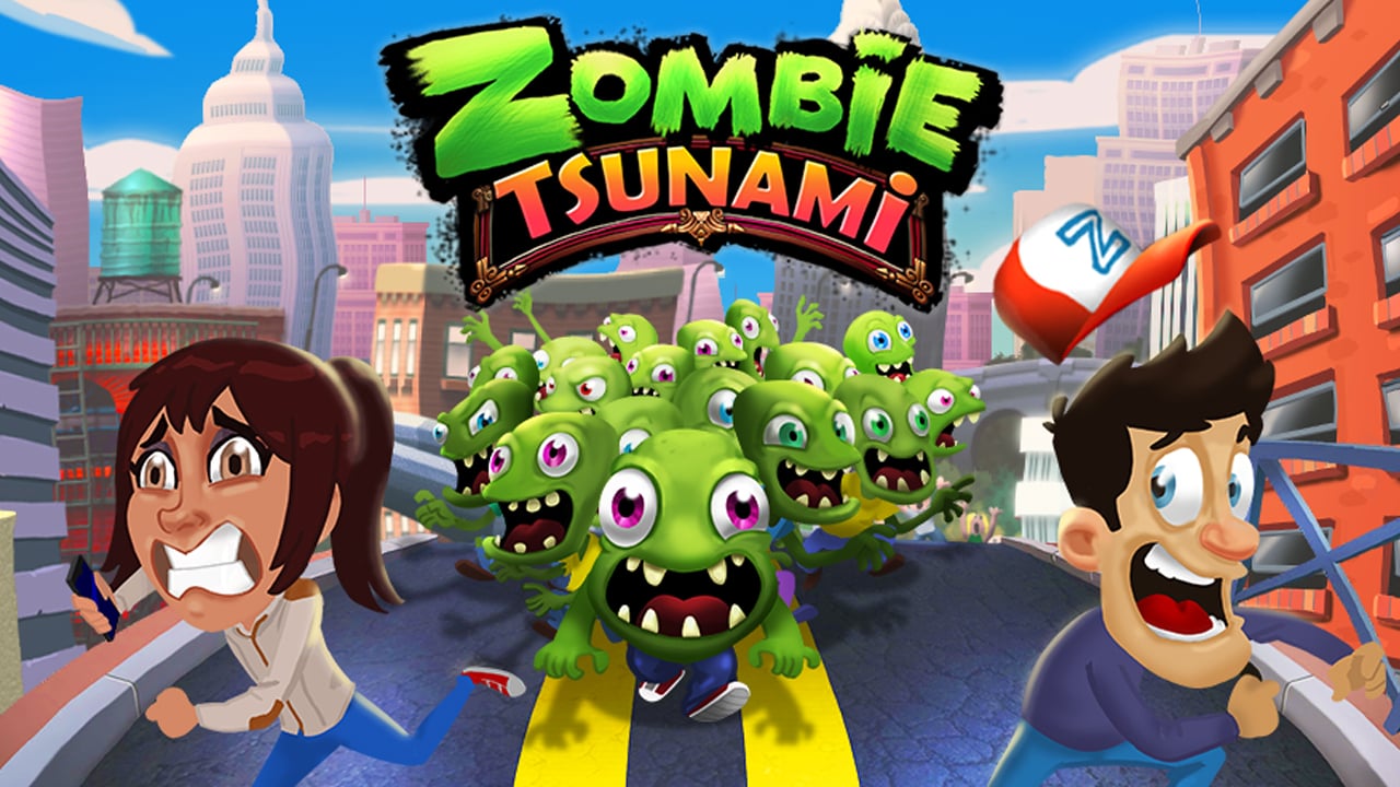 ملصق Zombie Tsunami